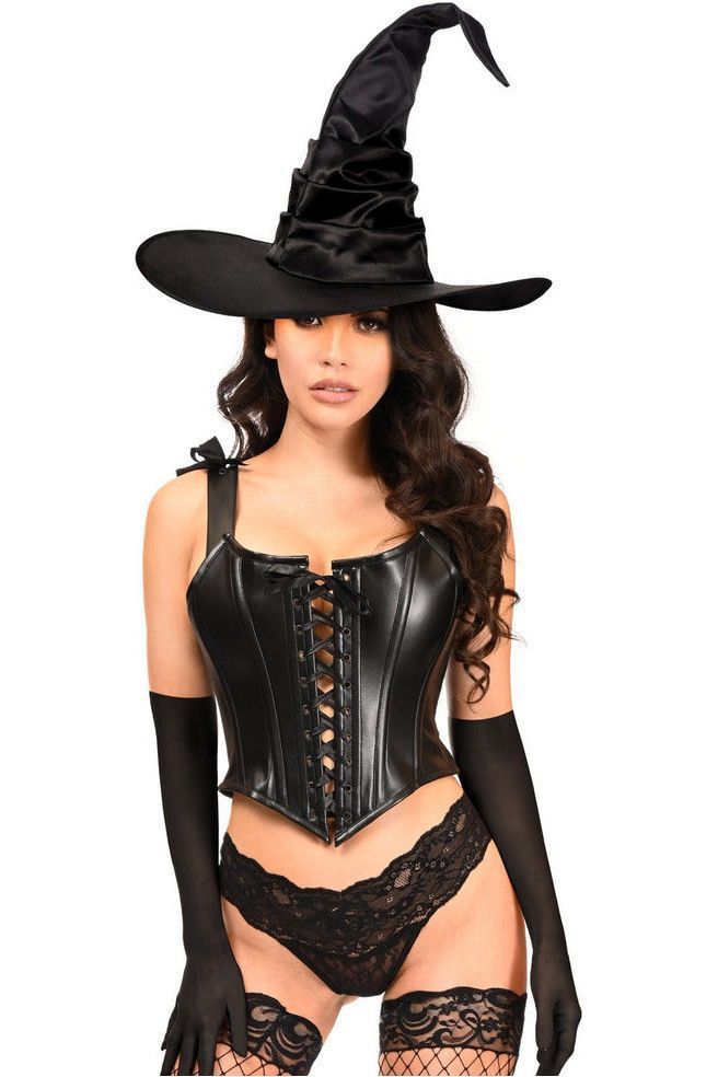 Lavish 3 PC Evil Witch Corset Costume main image 1