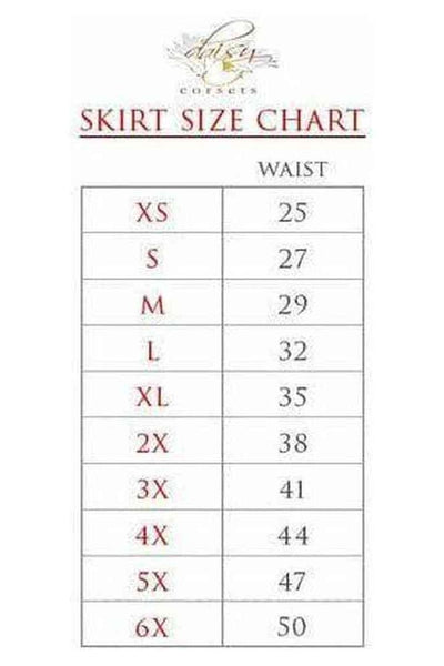 Rainbow Animal Print Stretch Lycra Skirt - Daisy Corsets