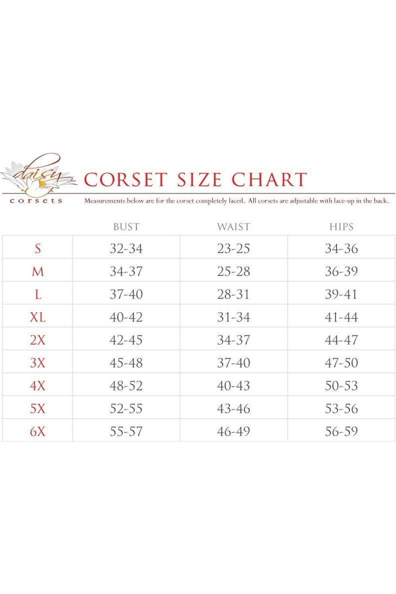 Lavish 4 PC Sexy Gothic Devil Corset Costume