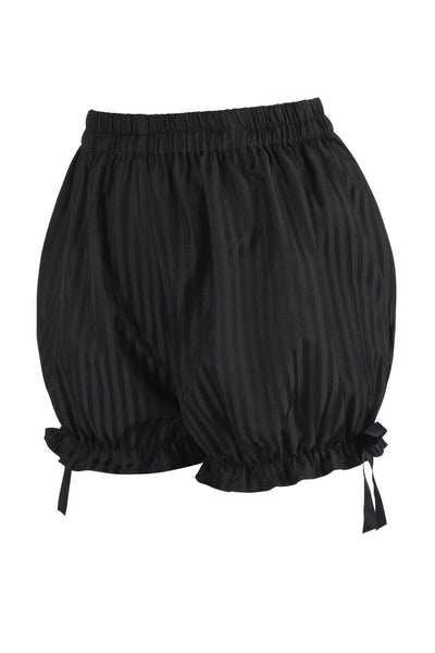Black Stripe Brocade Bloomers - Daisy Corsets