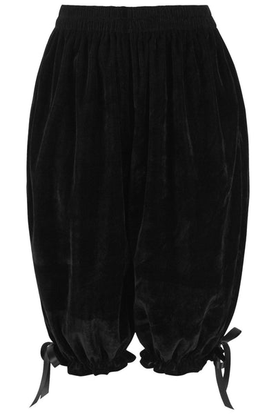 Black Velvet Long Bloomers - Daisy Corsets