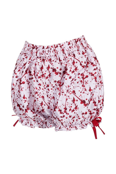 Blood Splatter Crepe Bloomers - Daisy Corsets