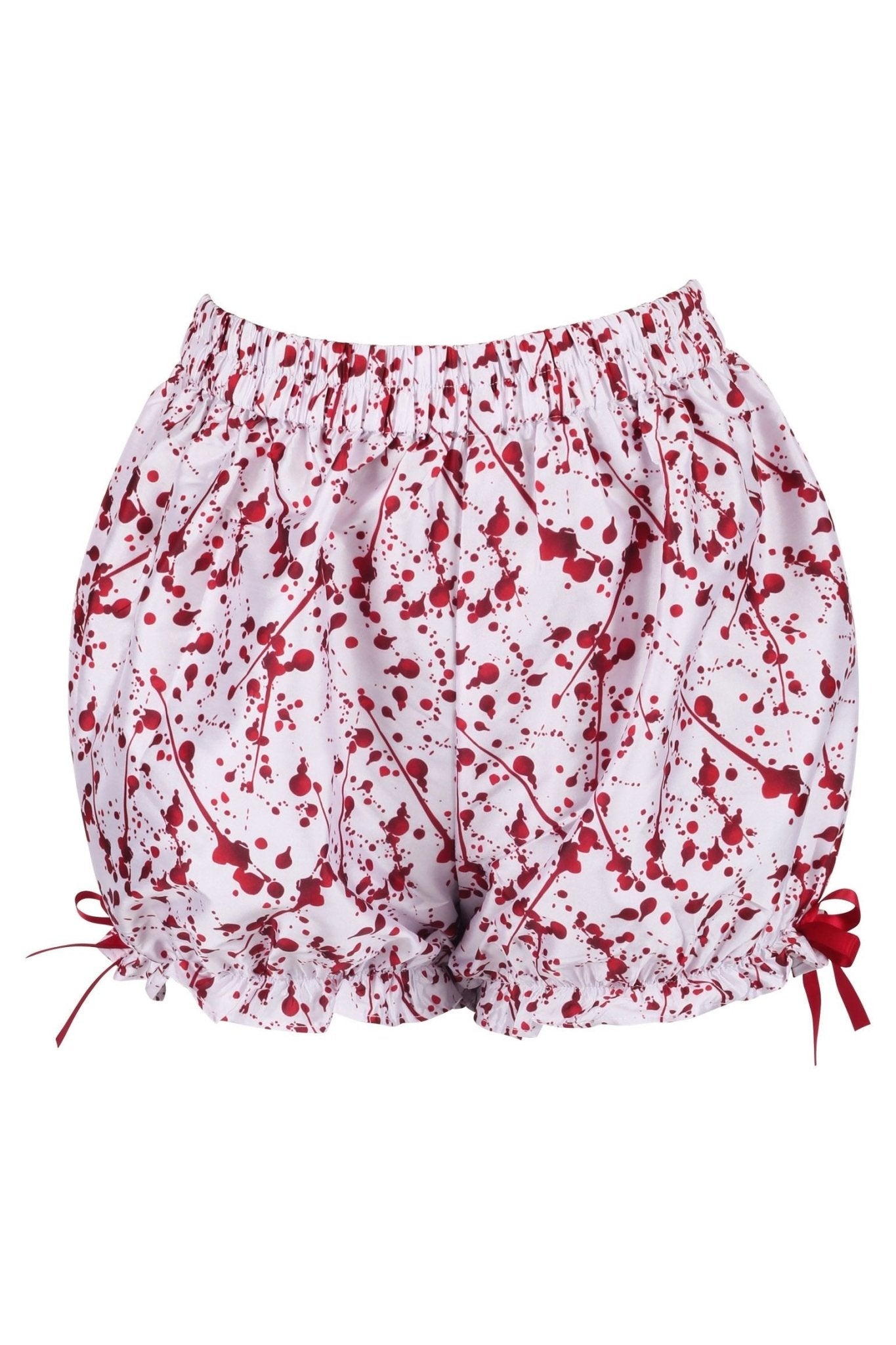 Blood Splatter Crepe Bloomers - Daisy Corsets