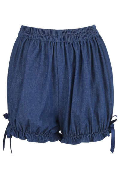 Dark Blue Denim Bloomers - Daisy Corsets