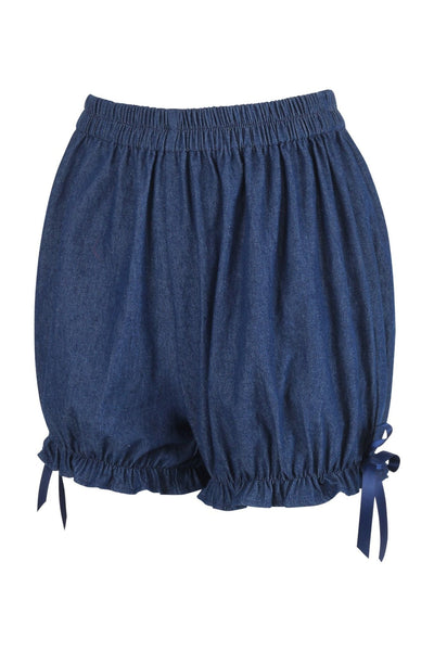 Dark Blue Denim Bloomers - Daisy Corsets
