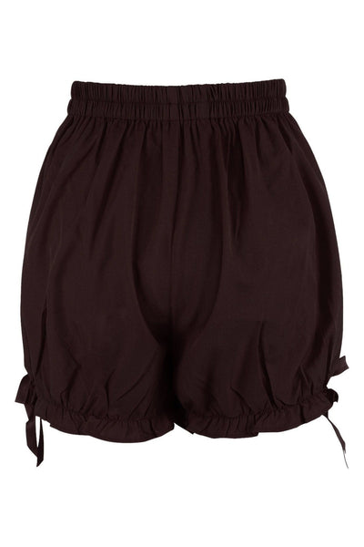 Dark Brown Crepe Bloomers - Daisy Corsets