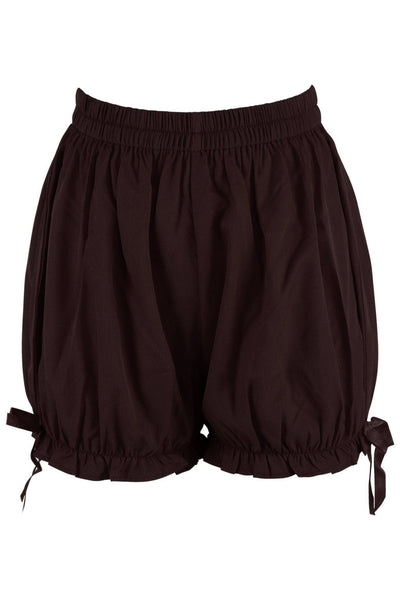 Dark Brown Crepe Bloomers - Daisy Corsets