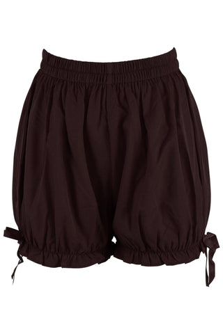 Dark Brown Crepe Bloomers - Daisy Corsets