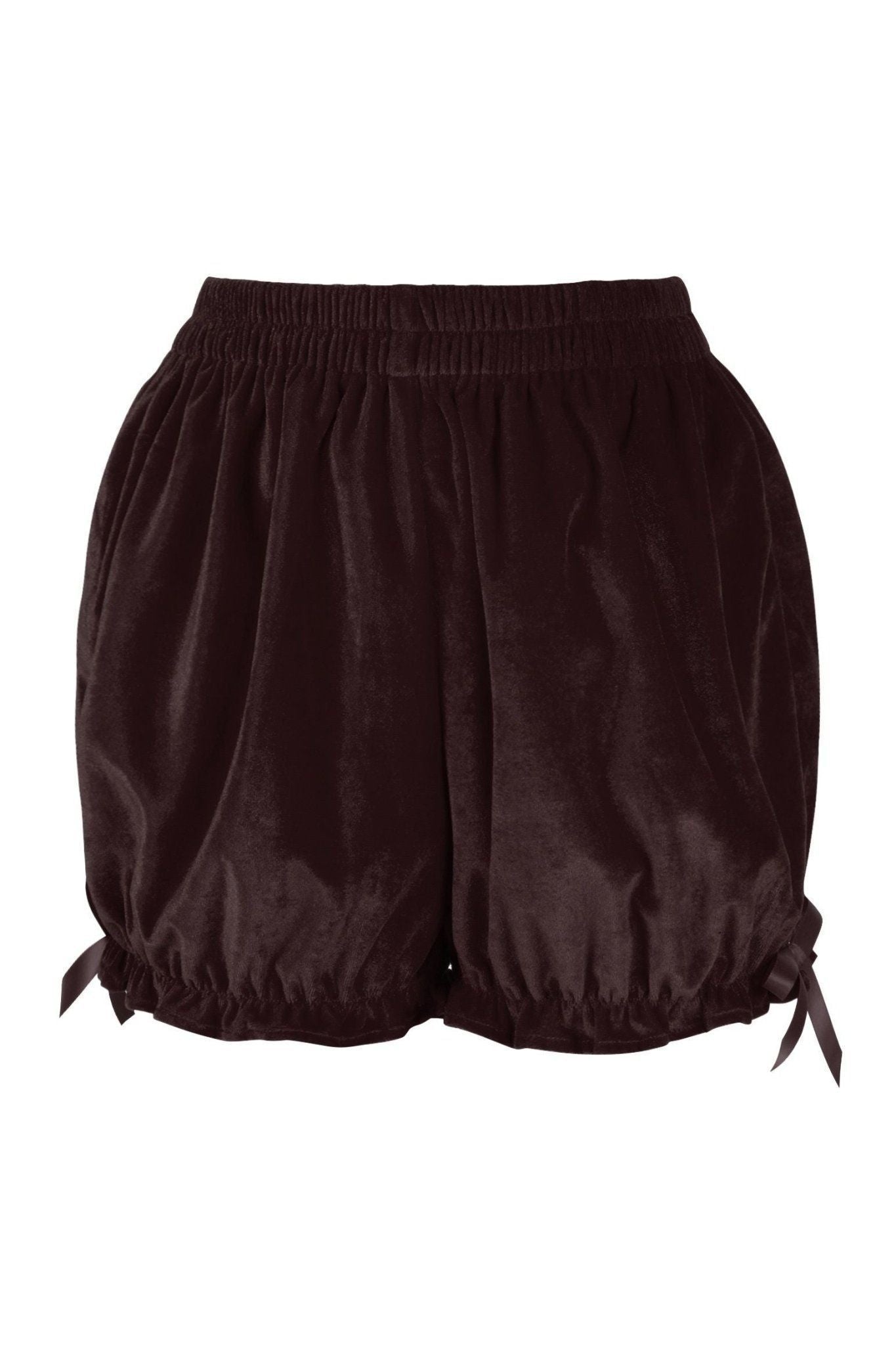 Dark Brown Velvet Bloomers - Daisy Corsets