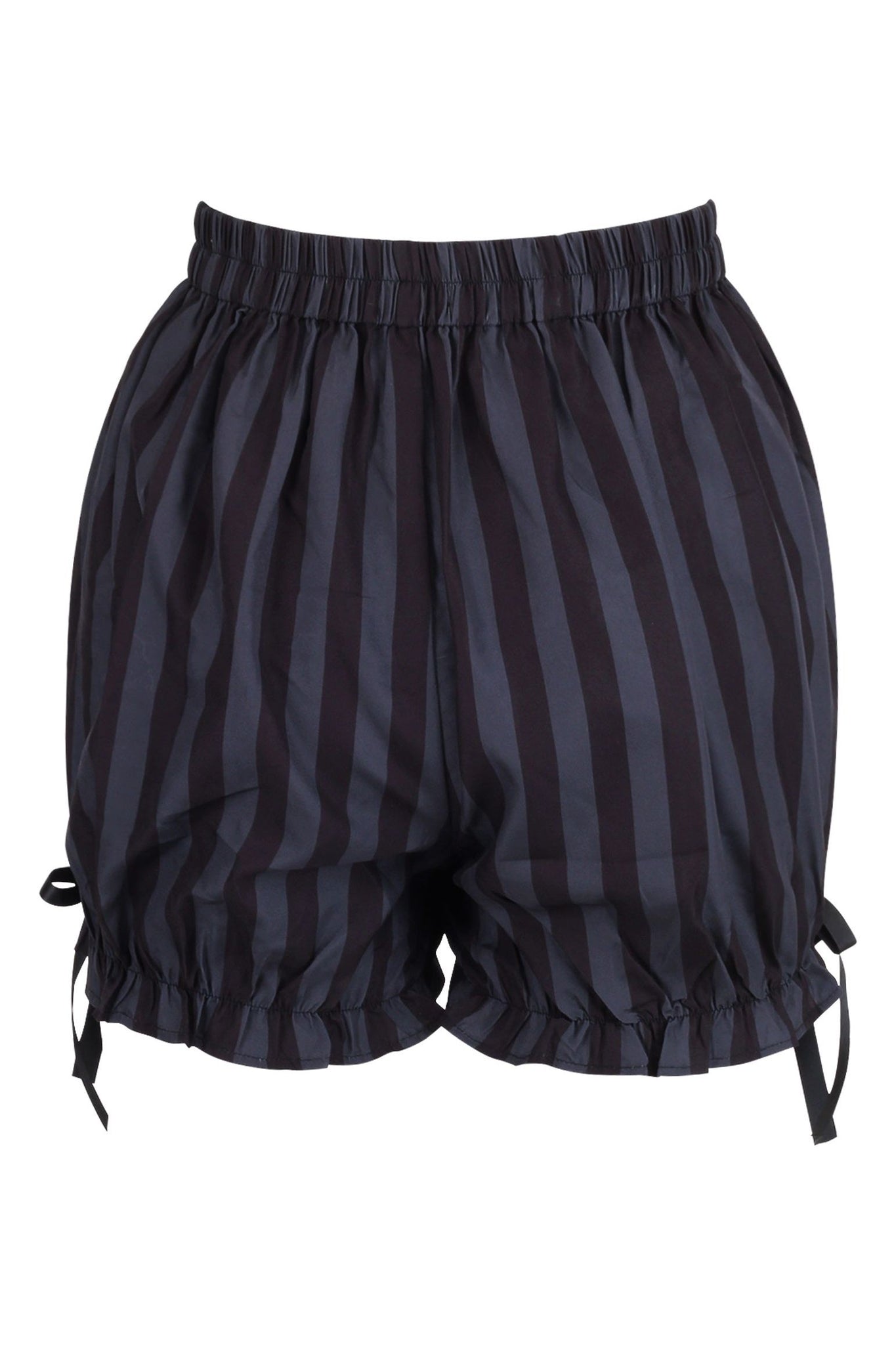 Dark Gray/Black Striped Bloomers - Daisy Corsets
