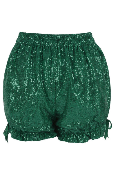 Green Sequin Bloomers - Daisy Corsets