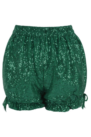 Green Sequin Bloomers - Daisy Corsets