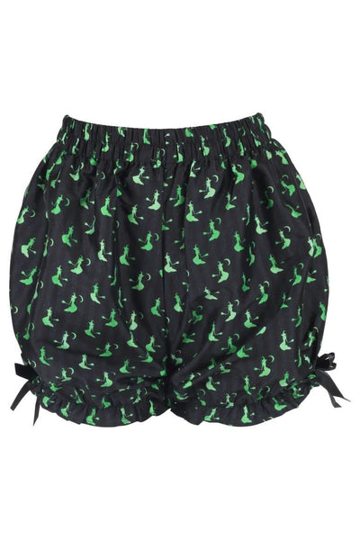 Green Witches Crepe Bloomers - Daisy Corsets