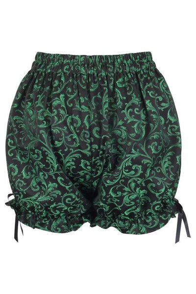 Green/Black Brocade Bloomers - Daisy Corsets