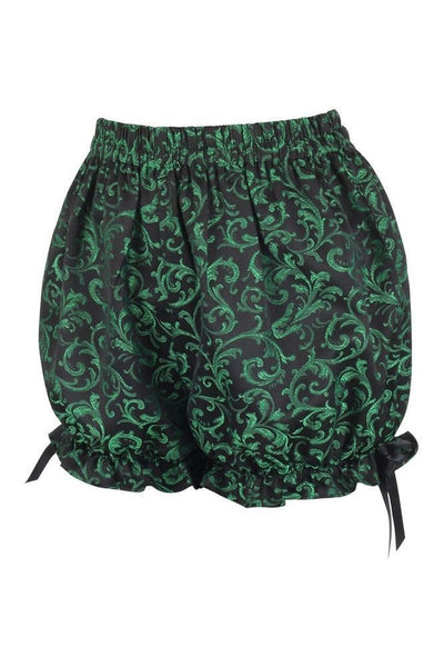 Green/Black Brocade Bloomers - Daisy Corsets