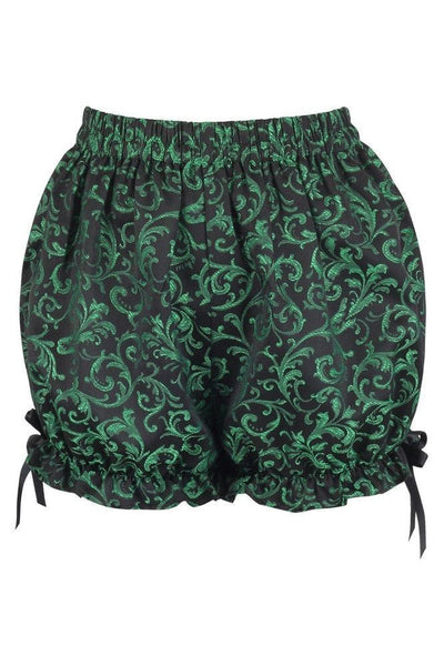 Green/Black Brocade Bloomers - Daisy Corsets