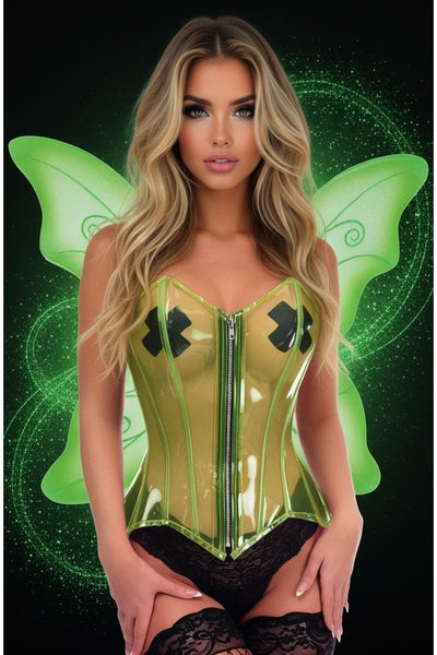 Lavish 2 PC Green Pixie Corset Costume - Daisy Corsets