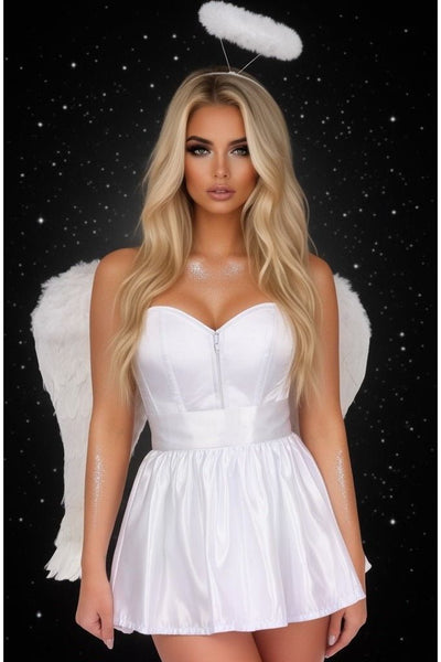 Lavish 4 PC Sexy Angel Corset Costume - Daisy Corsets
