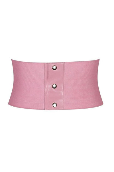 Lavish Lt Pink Brocade Corset Belt Cincher - Daisy Corsets