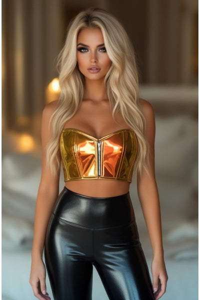 Lavish Sunset Holo Short Bustier - Daisy Corsets
