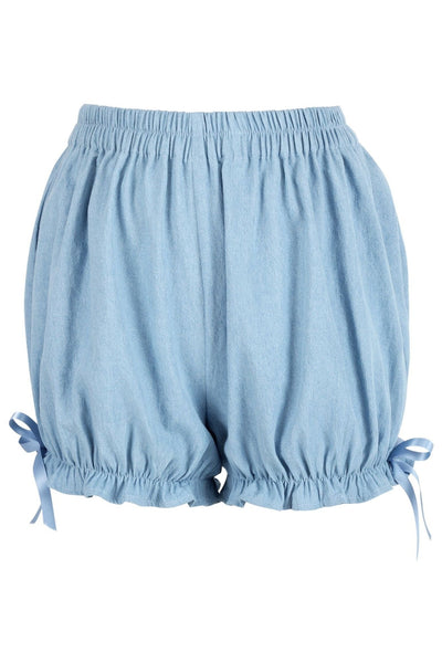 Light Blue Denim Bloomers - Daisy Corsets