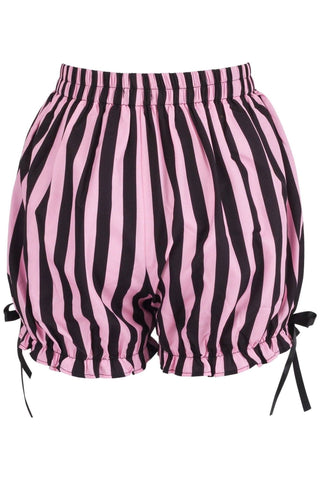 Pink/Black Striped Bloomers - Daisy Corsets