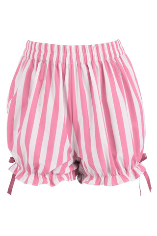 Pink/White Striped Bloomers - Daisy Corsets