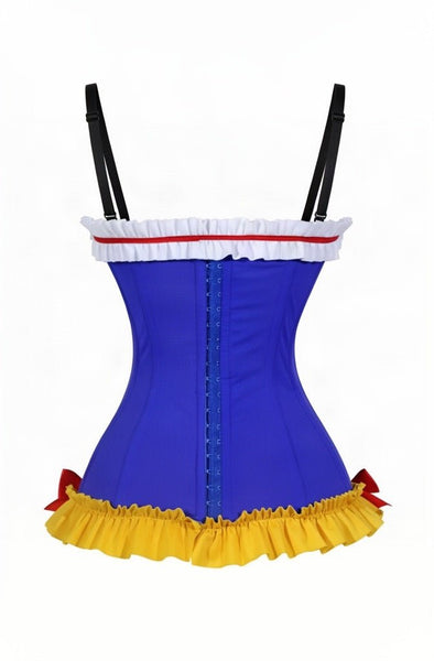 Poison Apple Princess Corset Top | Blue Stretch Lycra Costume - Daisy Corsets