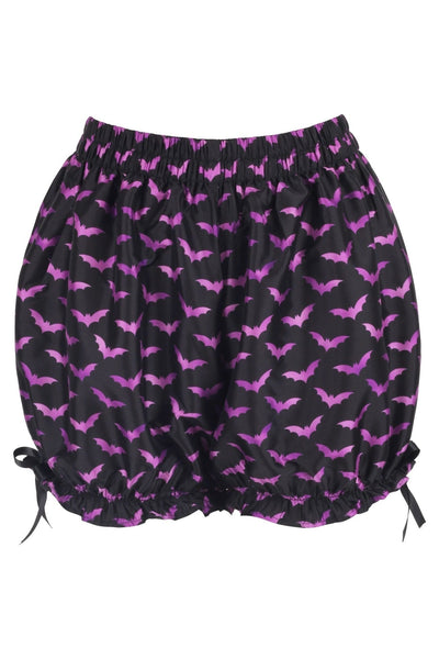 Purple Bats Crepe Bloomers - Daisy Corsets