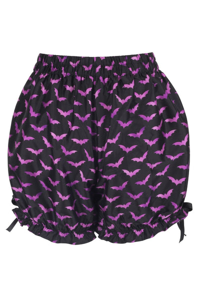 Purple Bats Crepe Bloomers - Daisy Corsets