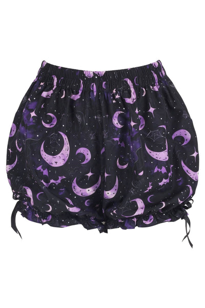Purple Moon Print Bloomers - Daisy Corsets