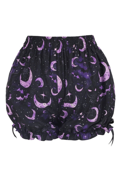 Purple Moon Print Bloomers - Daisy Corsets