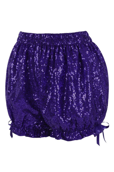 Purple Sequin Bloomers - Daisy Corsets