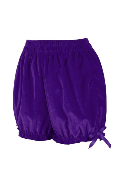 Purple Velvet Bloomers - Daisy Corsets