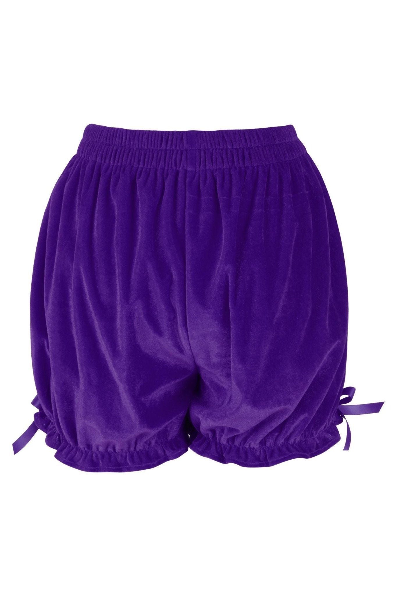 Purple Velvet Bloomers - Daisy Corsets