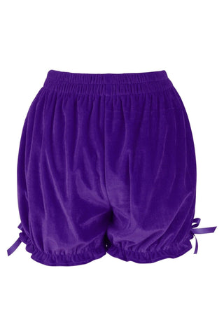 Purple Velvet Bloomers - Daisy Corsets