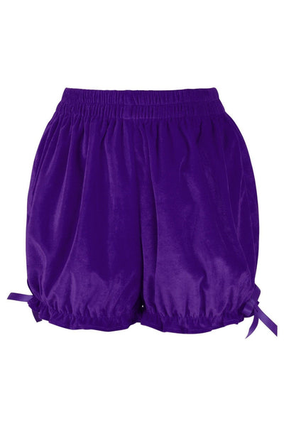 Purple Velvet Bloomers - Daisy Corsets