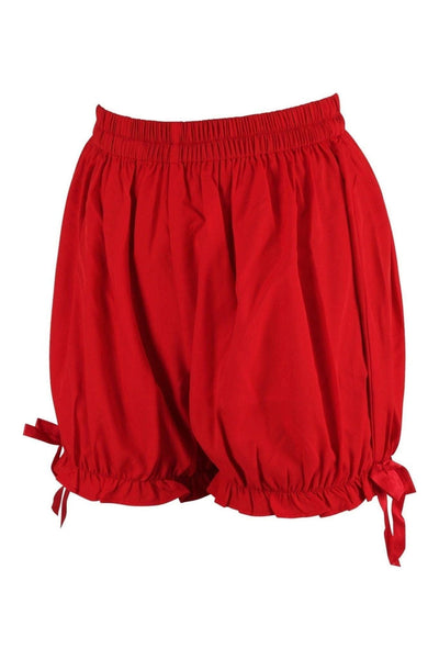 Red Cotton Bloomers - Daisy Corsets