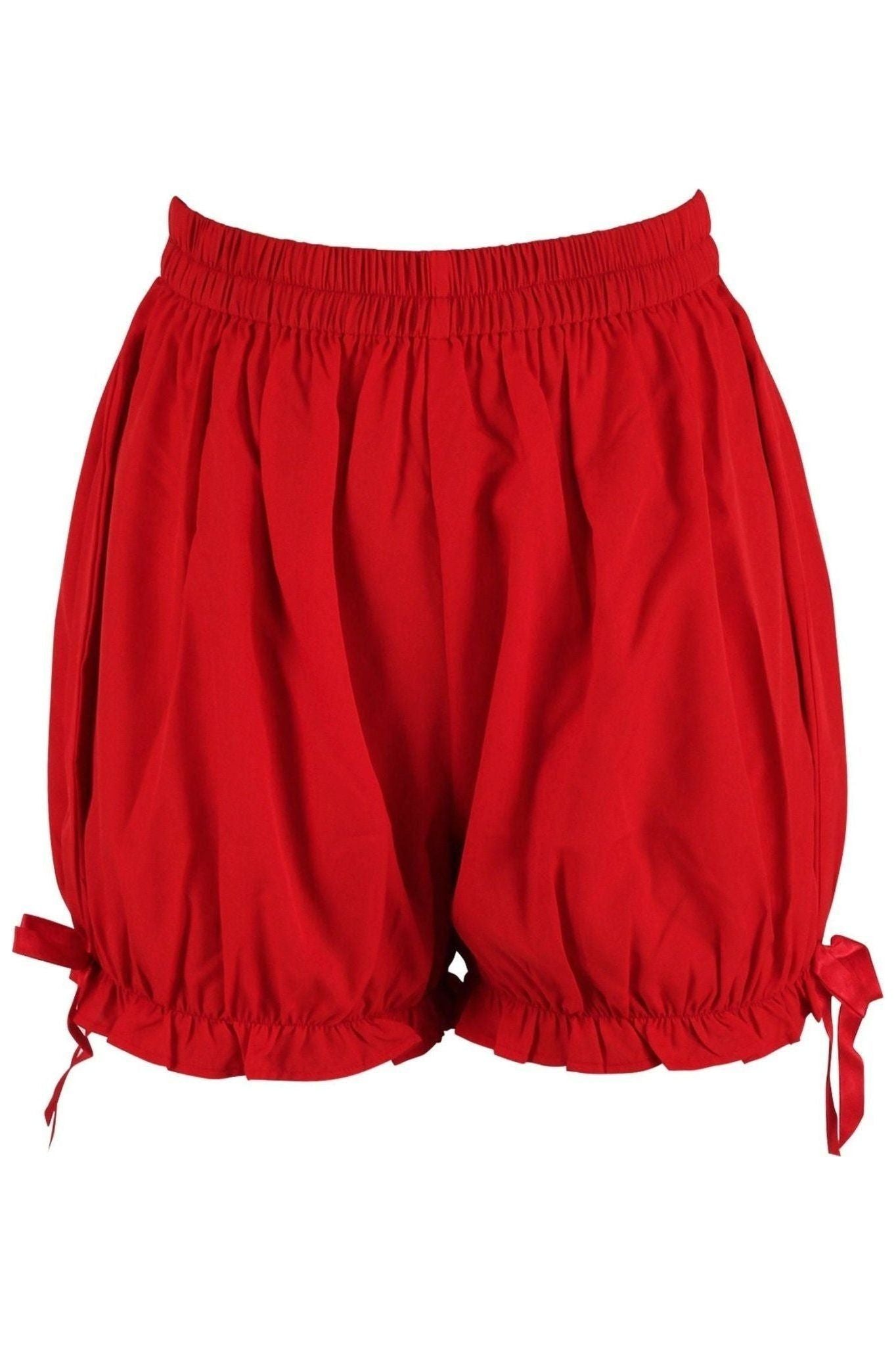 Red Cotton Bloomers - Daisy Corsets