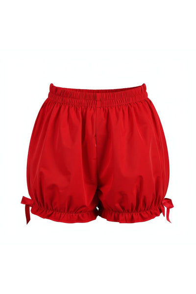 Red Crepe Bloomers - Daisy Corsets