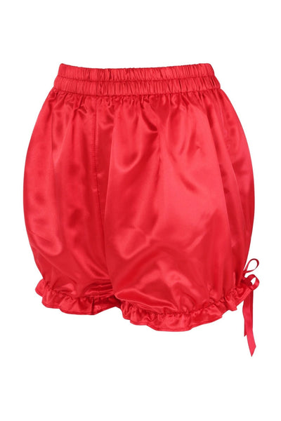 Red Satin Bloomers - Daisy Corsets