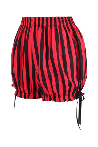 Red/Black Striped Bloomers - Daisy Corsets