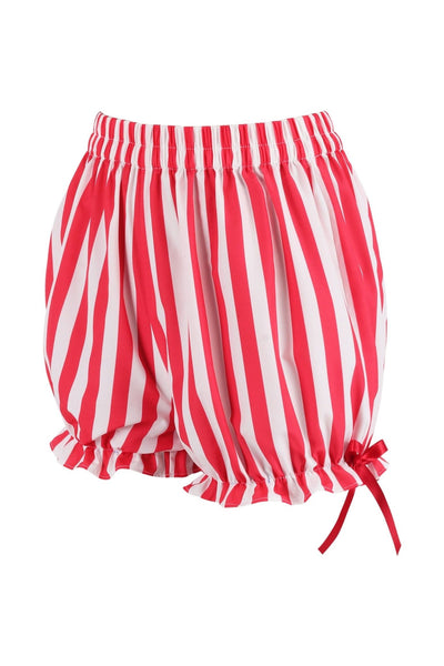 Red/White Striped Bloomers - Daisy Corsets
