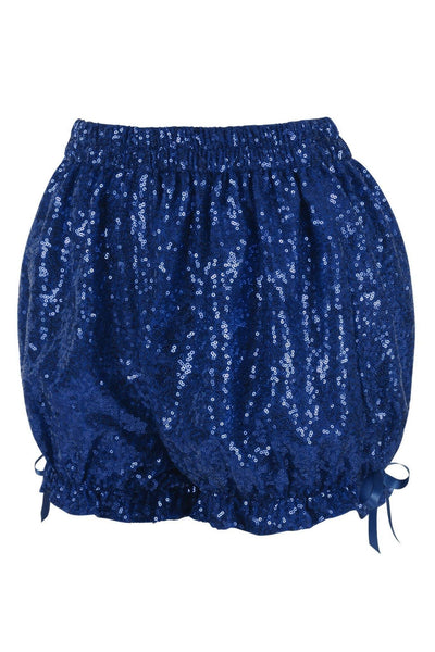 Royal Blue Sequin Bloomers - Daisy Corsets