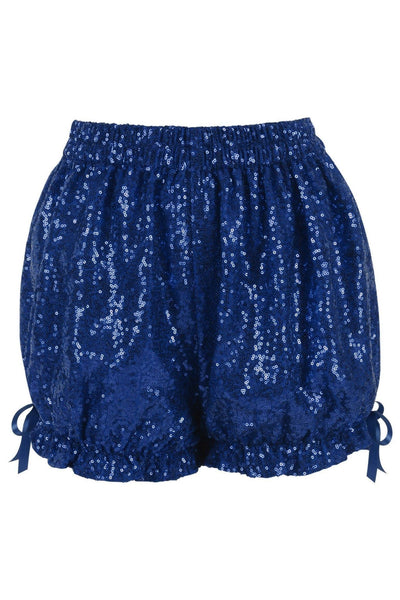 Royal Blue Sequin Bloomers - Daisy Corsets