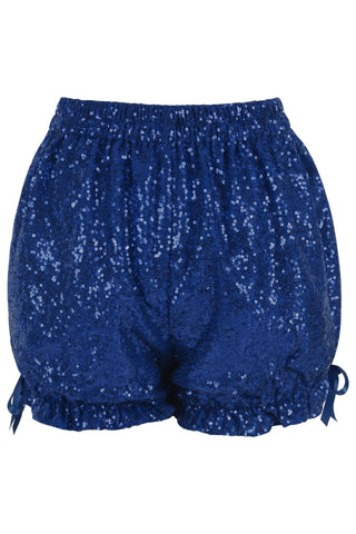 Royal Blue Sequin Bloomers - Daisy Corsets