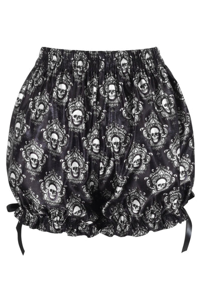 Skull Print Crepe Bloomers - Daisy Corsets