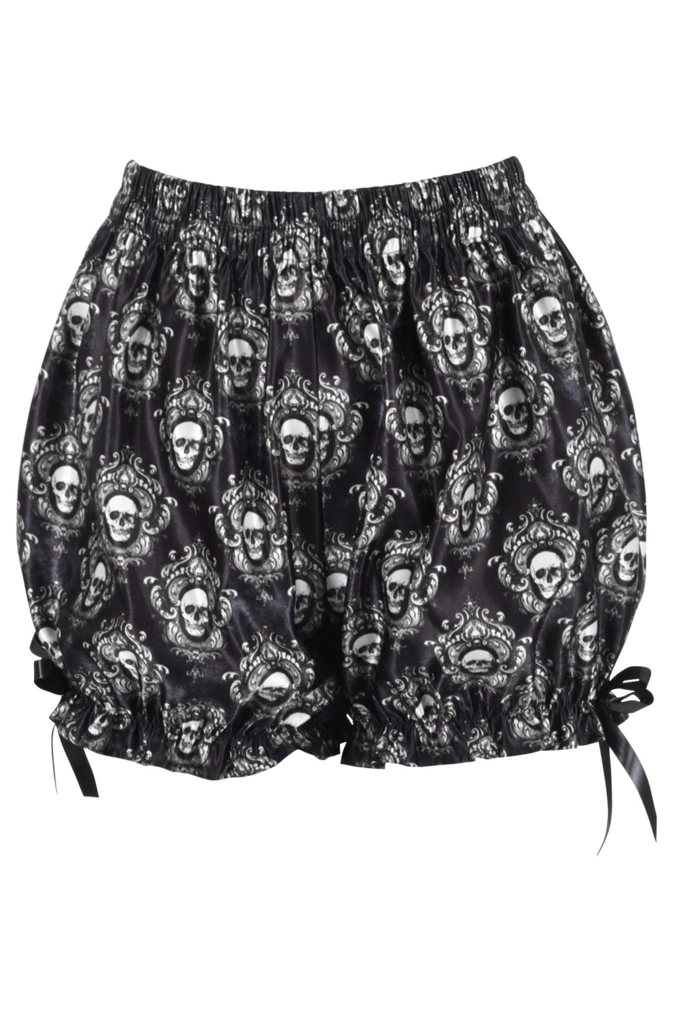 Skull Print Crepe Bloomers - Daisy Corsets