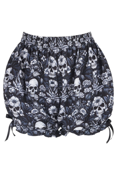 Skulls & Roses Print Bloomers - Daisy Corsets