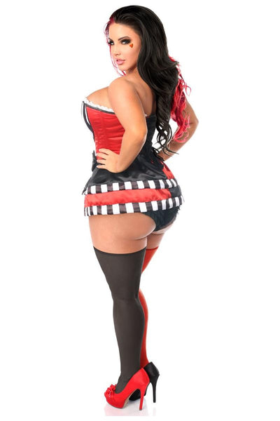Top Drawer 3 PC Jokester Villian Corset Costume - Daisy Corsets